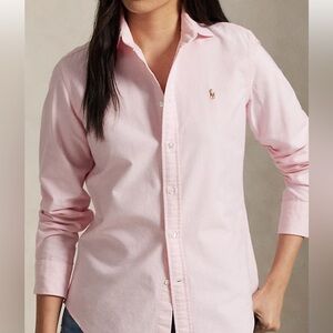 Ralph Lauren Women’s Light Pink Button Down Shirt